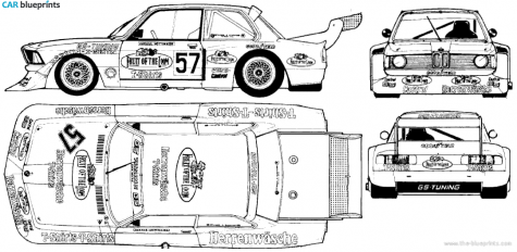 BMW 320 Group 4 Coupe blueprint